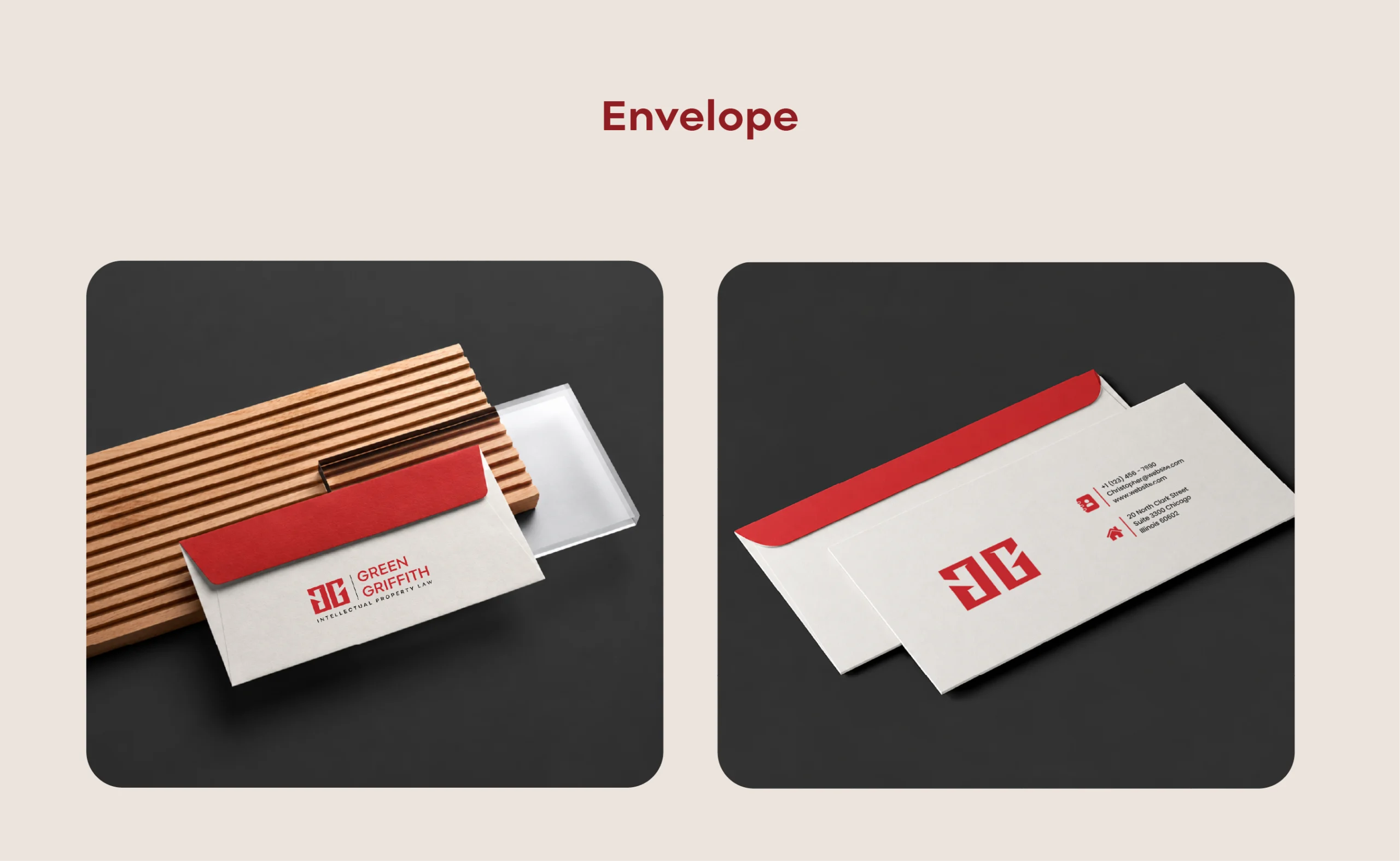 Green Griffith law firm website branding