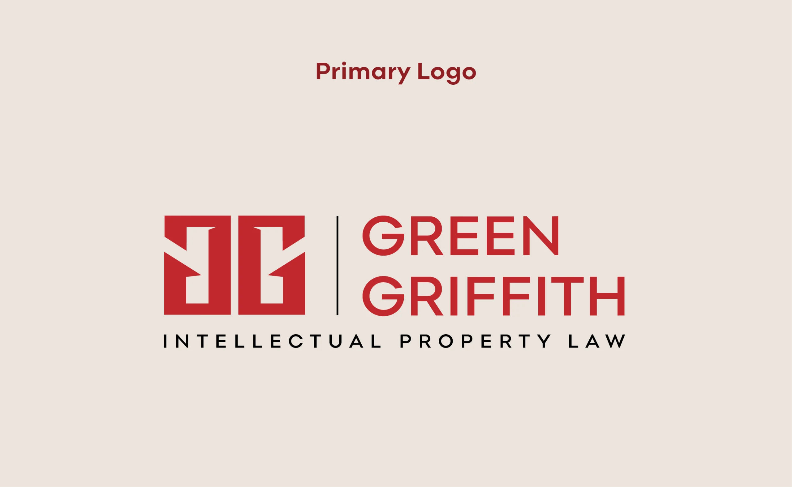 Green Griffith law firm logo system